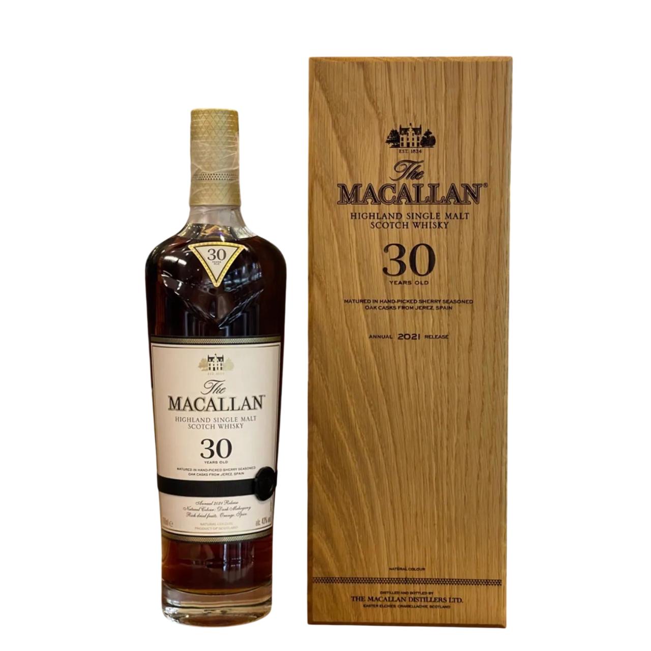 WhatsApp Image 2025-12-17 at 4.04.02 PM (1) Macallan 30 Years Old Sherry Oak Highland Single Malt Scotch Whisky (Annual 2021 Release):圖片 1